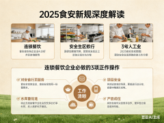 2025 食安新规深度解读：连锁餐饮企业必做的 3